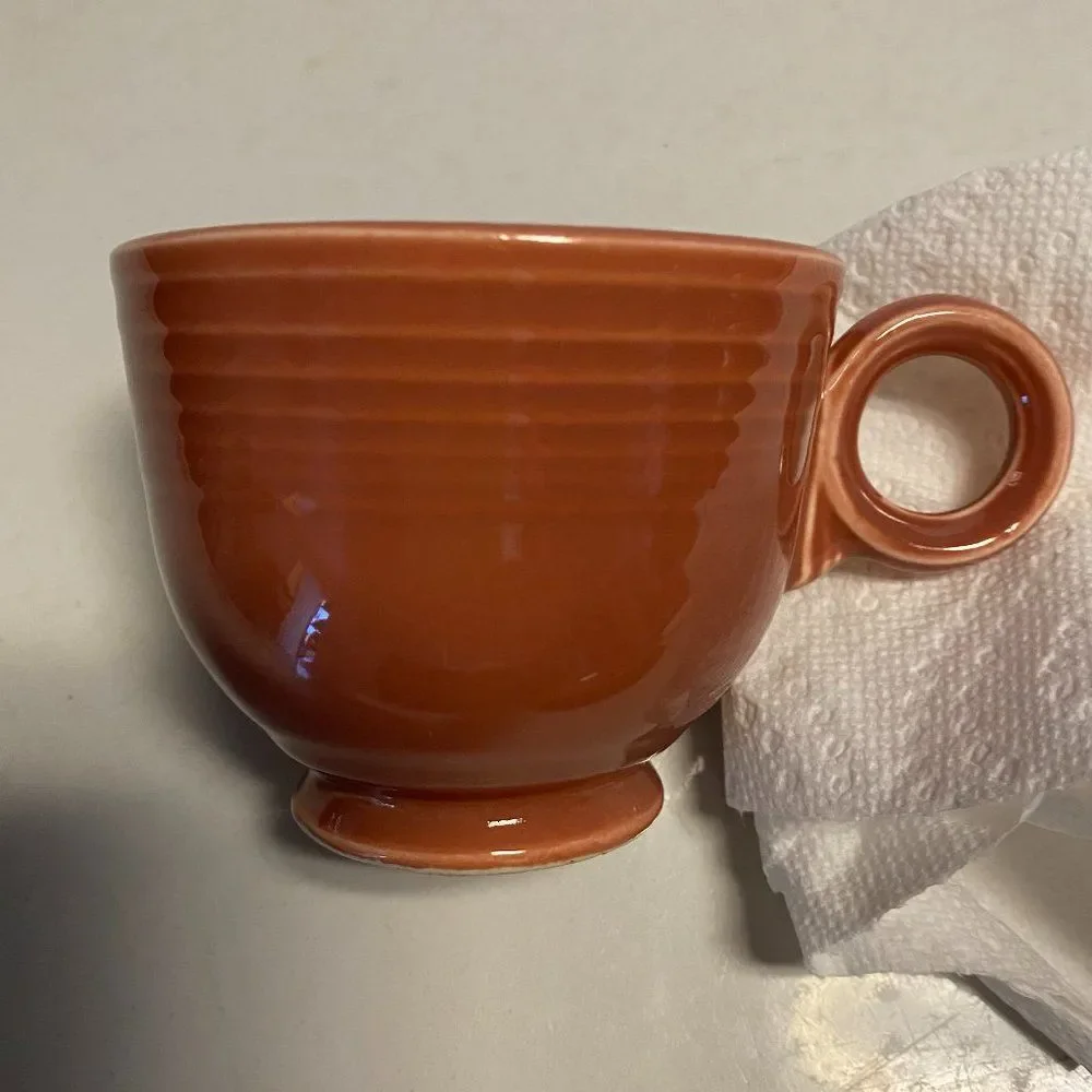 Vintage Retired Color Vintage Rose Coffee Tea Cup and Saucer